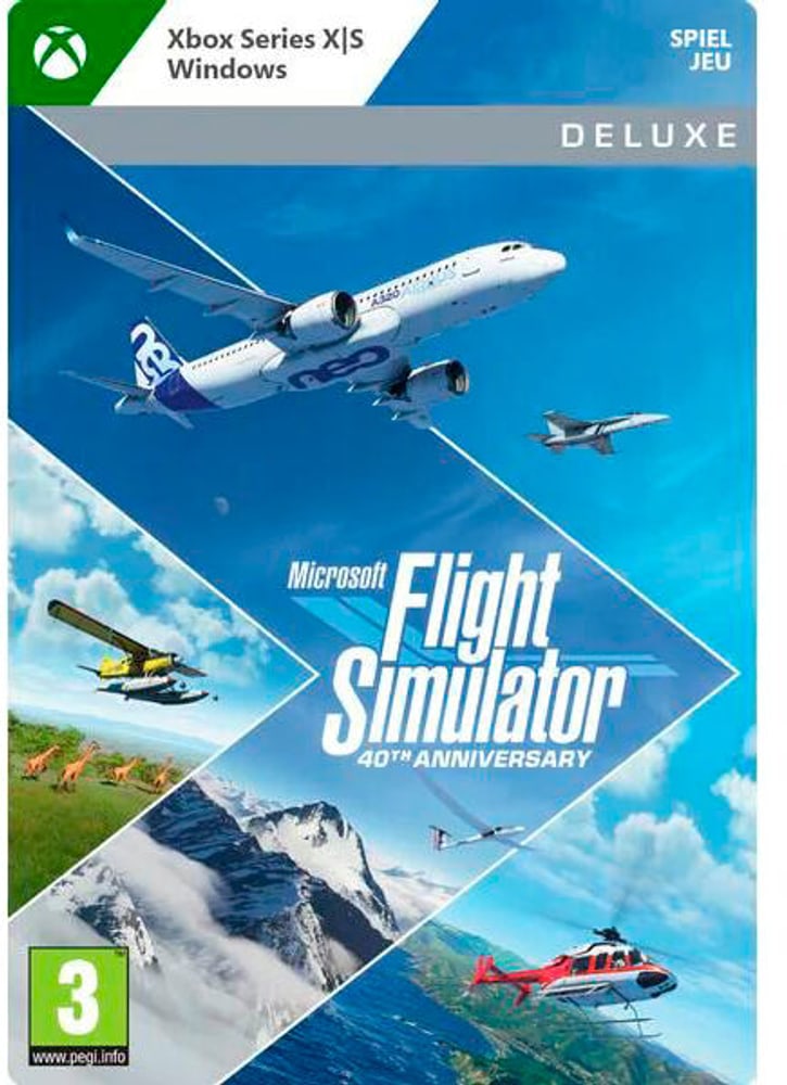 Microsoft Flight Simulator 40th Anniversary Deluxe Edition Jeu vidéo (téléchargement) Microsoft 785300172187 Photo no. 1