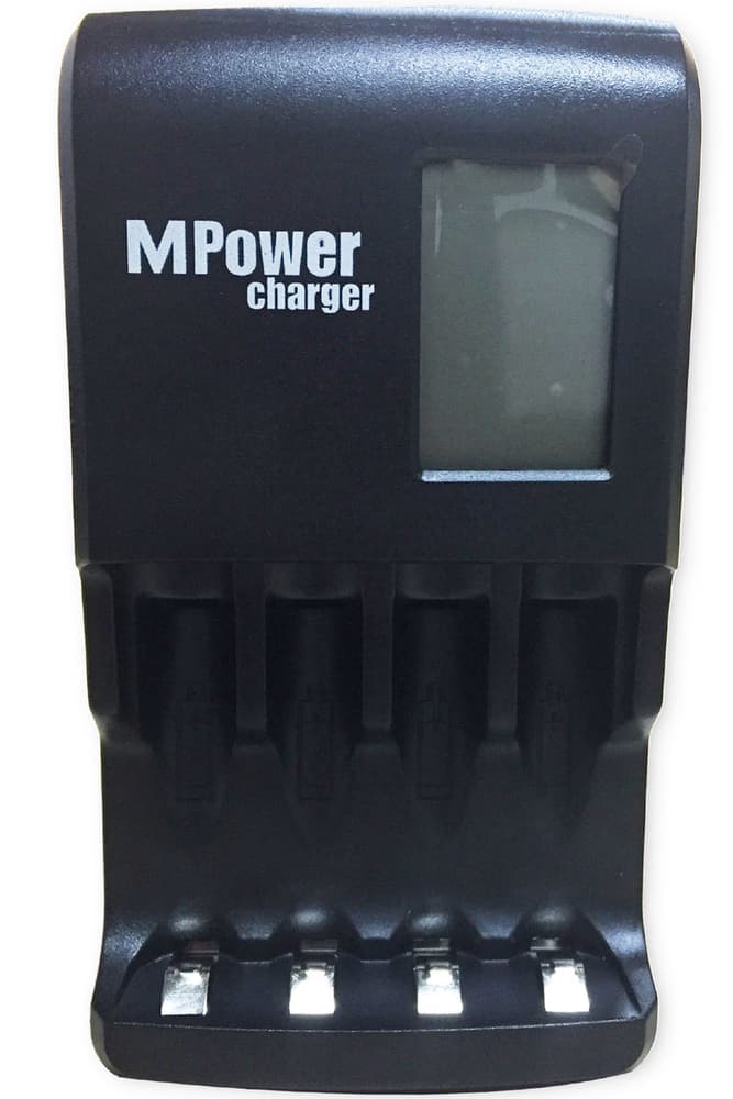 Charger mit LCD (NiMH / NiCd) AA + AAA Akku- / Batterie-Ladegerät M-Power 704766900000 Bild Nr. 1