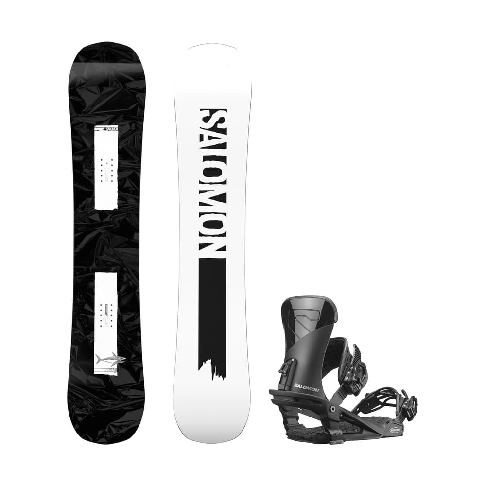 Craft inkl. Trigger All Mountain Snowboard avec fixations Salomon 494559819220 Couleur noir Longueur 162W Photo no. 1