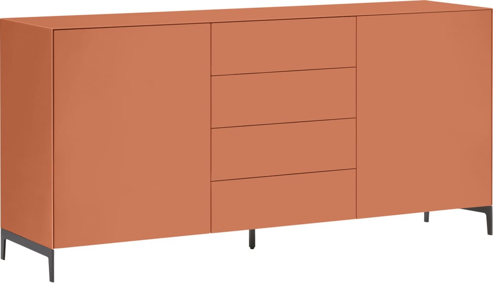 LUX Sideboard 400849700000 Dimensioni L: 180.0 cm x P: 46.0 cm x A: 86.5 cm Colore Terra N. figura 1