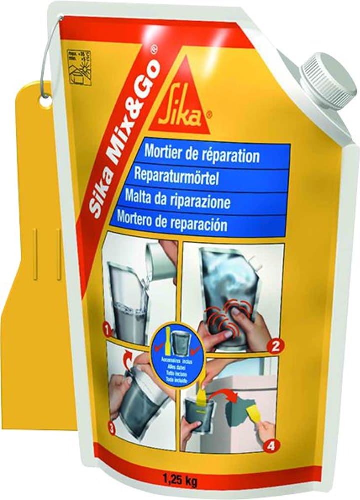 Mix&Go Reparaturmörtel 1.25 kg Mörtel Sika 676026300000 Bild Nr. 1