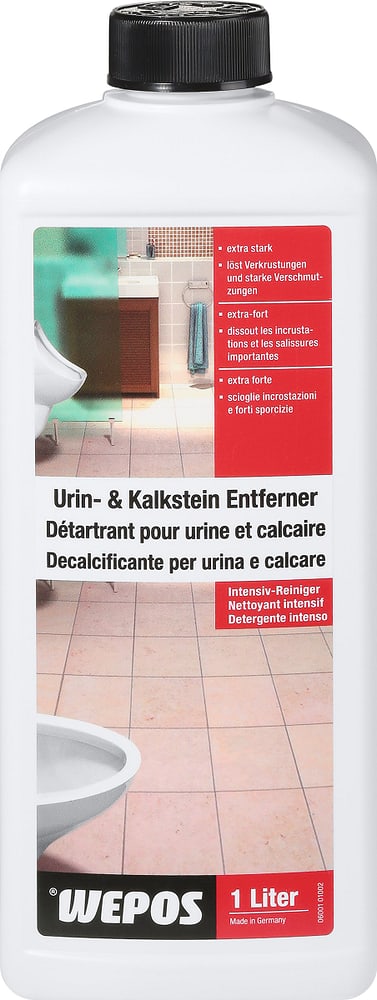 Détergent pour dépôts d'urine et de tartre Nettoyants ménagers + nettoyants pour salle de bains Wepos 661447500000 Photo no. 1