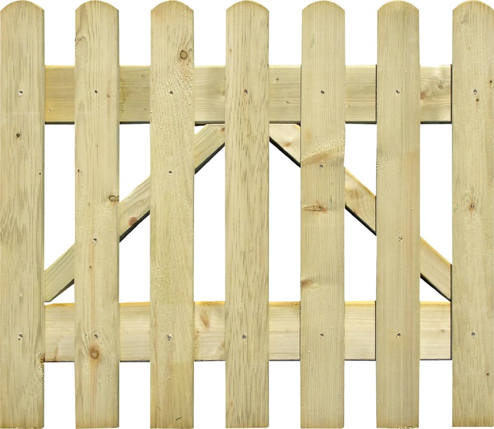 Cancello  per steccato a listelli Staccionata in legno 647009400000 N. figura 1