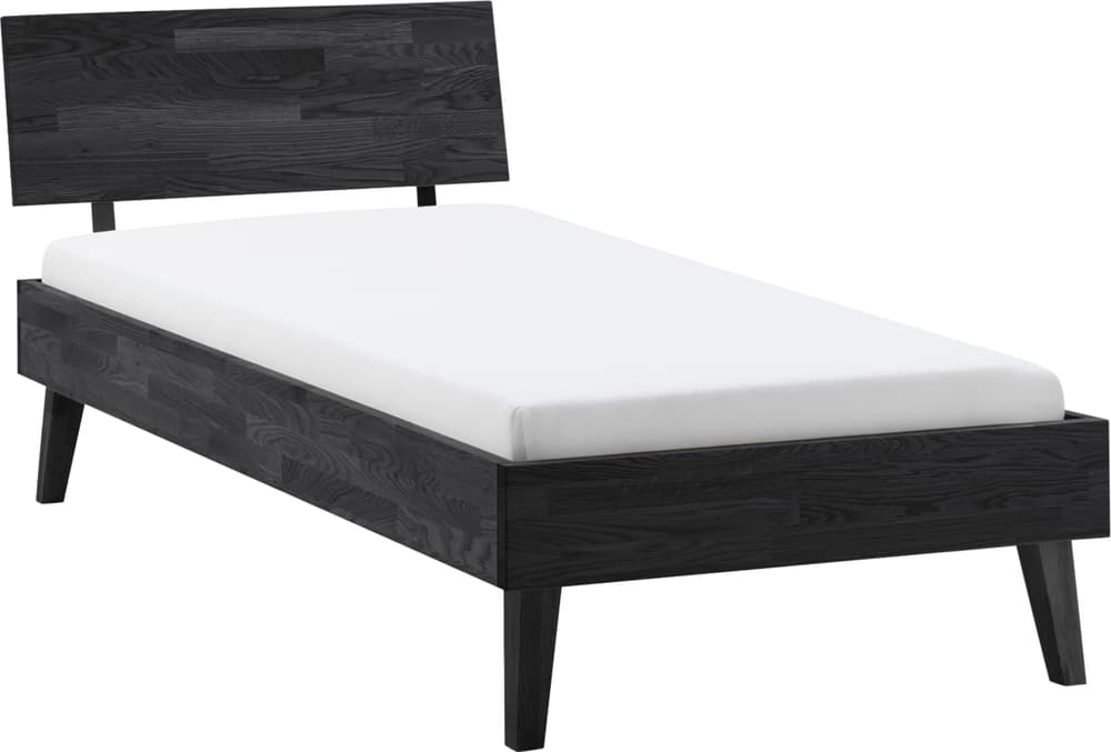 CARA Bett CARA Bett 407814700000 Grösse B: 90.0 cm x T: 200.0 cm Farbe Buche schwarz Bild Nr. 1