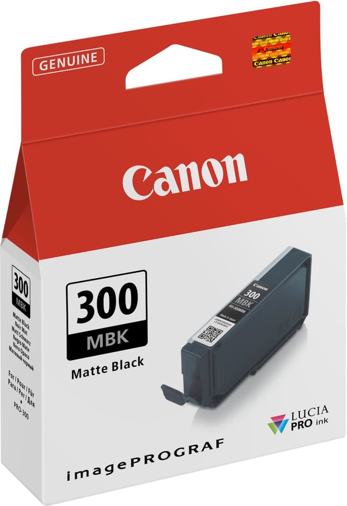 PFI-300 Tintenpatrone matte schwarz Tintenpatrone Canon 798288900000 Bild Nr. 1