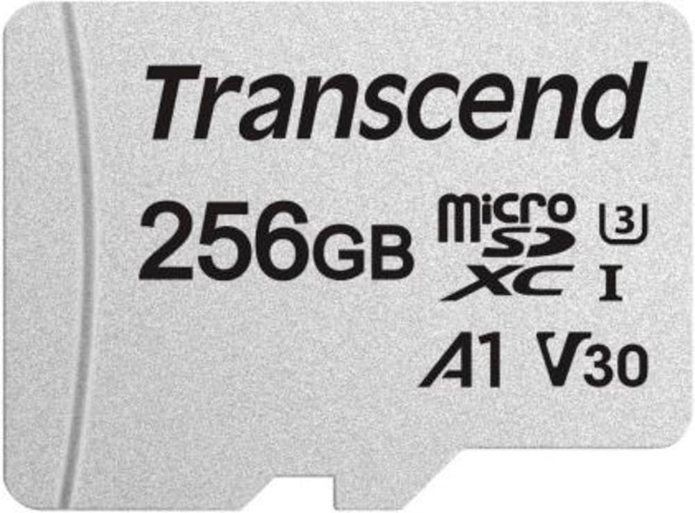 microSD Card 300S, 256GB SDXC inkl. Adattatore Scheda di memoria Transcend 785300147307 N. figura 1