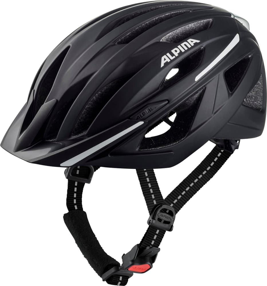 HAGA black matt Casco da bicicletta Alpina 465028351321 Taglie 51-56 Colore carbone N. figura 1