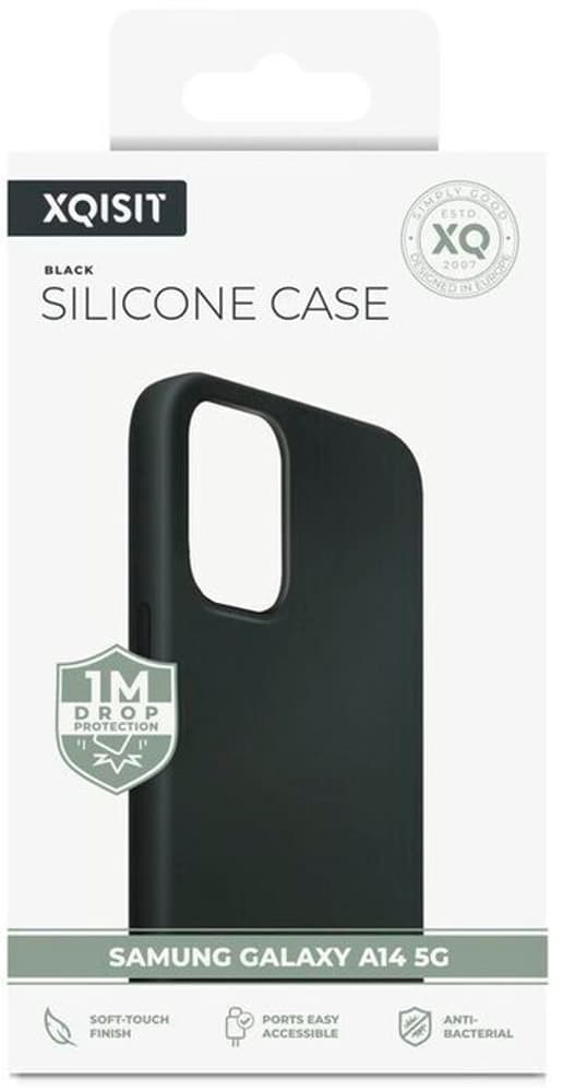 Silicone Case A14 5G - Black Coque smartphone XQISIT 798800101746 Photo no. 1