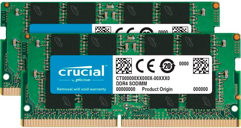 SO-DDR4-RAM CT2K8G4SFRA32A 3200 MHz 2x 8 GB Mémoire vive Crucial 785302410025 Photo no. 1