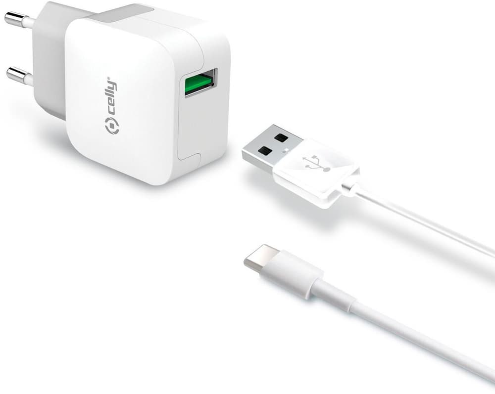 Charge Wall Charger USB-A to Microusb Caricabatteria universale Celly 798800101990 N. figura 1