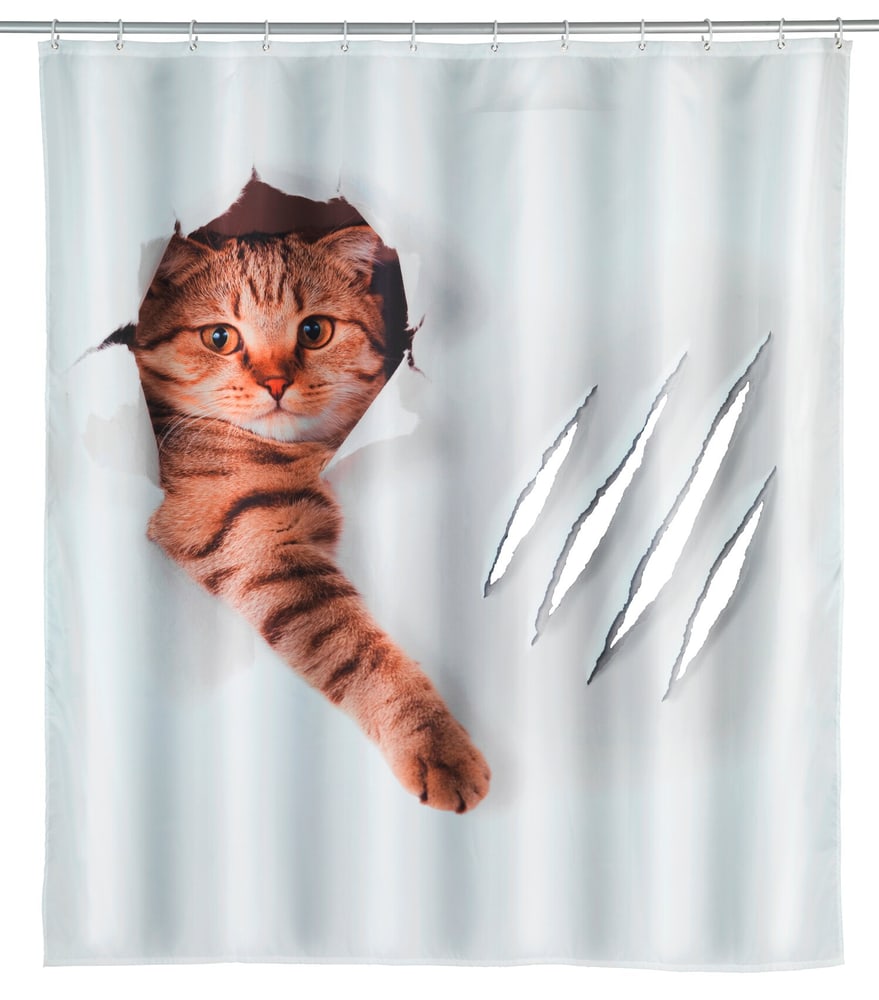 Tenda doccia Cute Cat Tenda da doccia WENKO 674009700000 N. figura 1