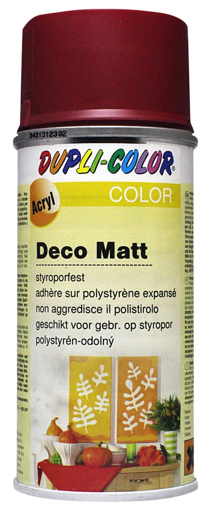Vernice spray deco opaco Air Brush Set Dupli-Color 664810012001 Colore Rubino N. figura 1