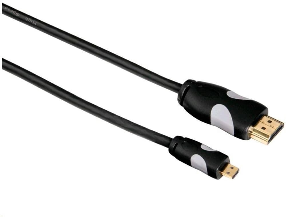 Câble HDMI™ haut débit, HDMI mâle type A-HDMI mâle type D (Micro), Ethernet, 2 m Câble vidéo Thomson 785300180762 Photo no. 1