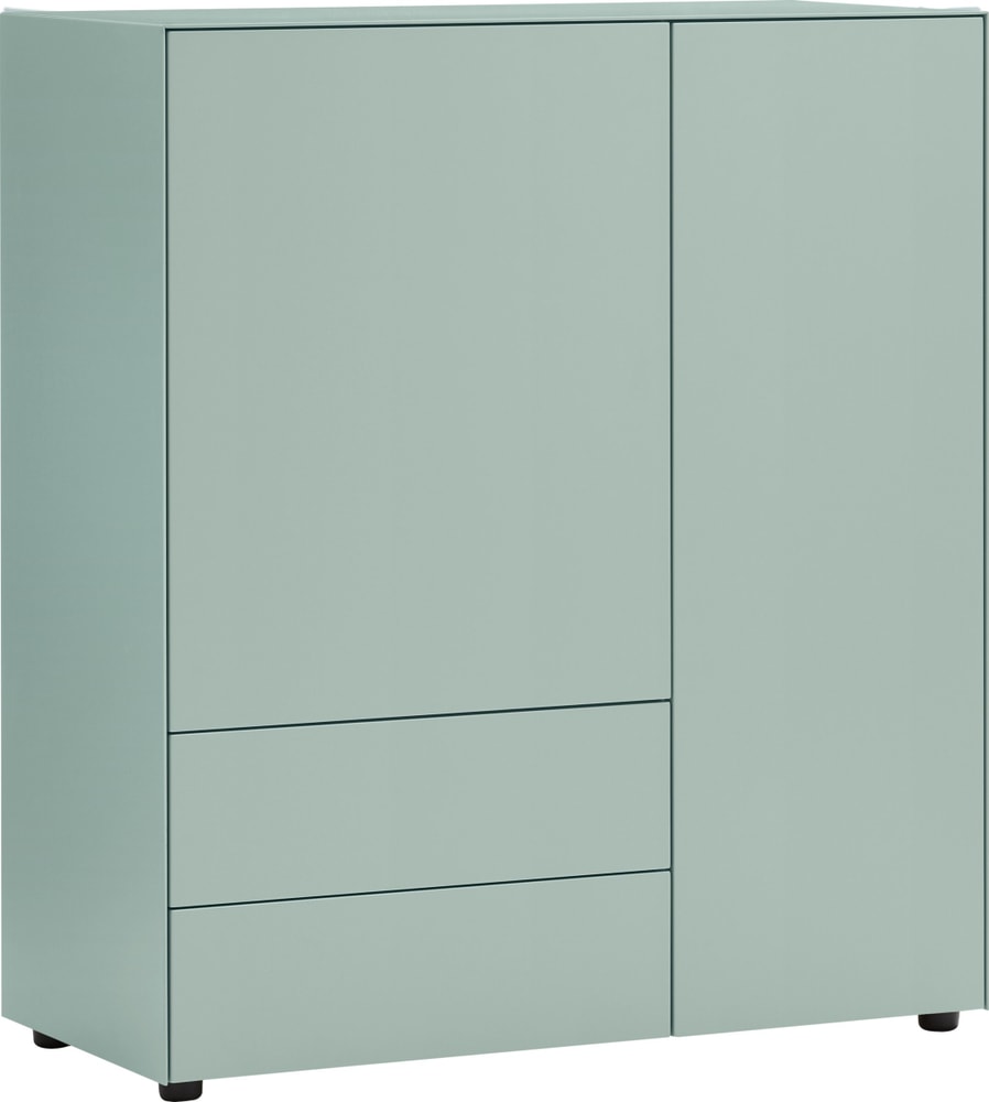 LUX Highboard 400840700041 Dimensioni L: 100.0 cm x P: 46.0 cm x A: 111.5 cm Colore Azzurro N. figura 1