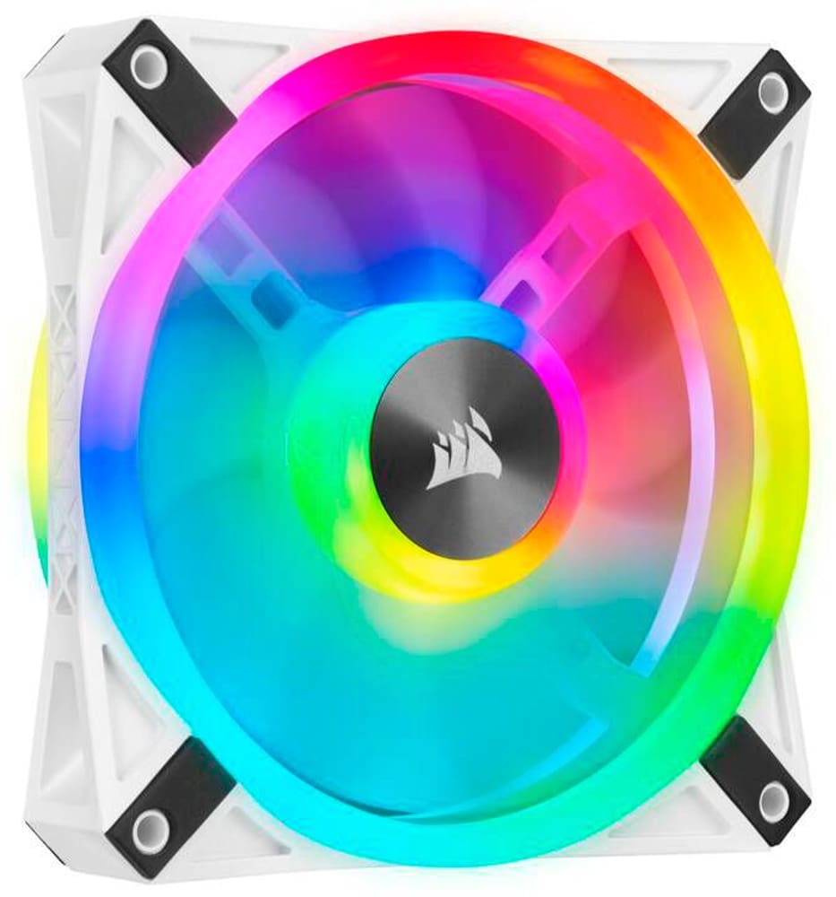 iCUE QL120 RGB LED PWM Single Fan Ventola per PC Corsair 785302414074 N. figura 1