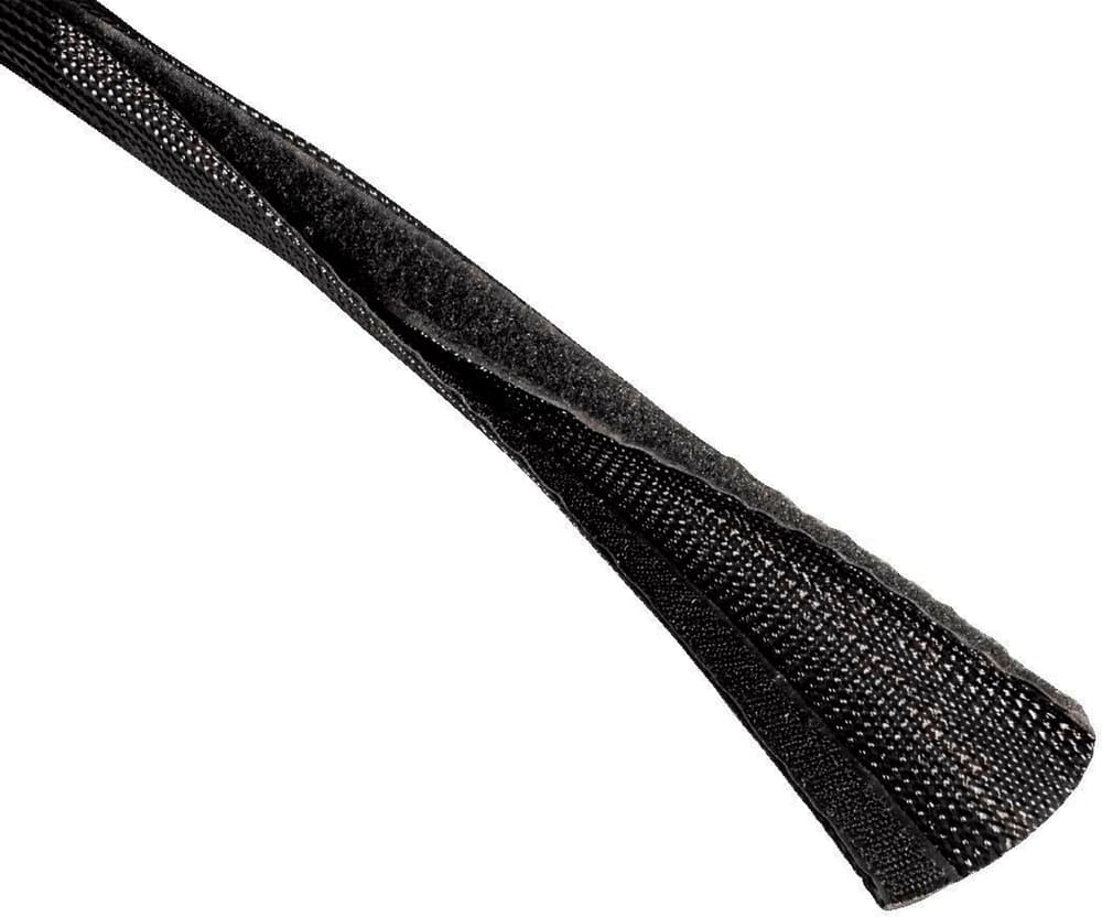 Guaina per fasci di cavi "Flexwrap", 1,8 m, nera Fascette serracavi Hama 785302421980 N. figura 1