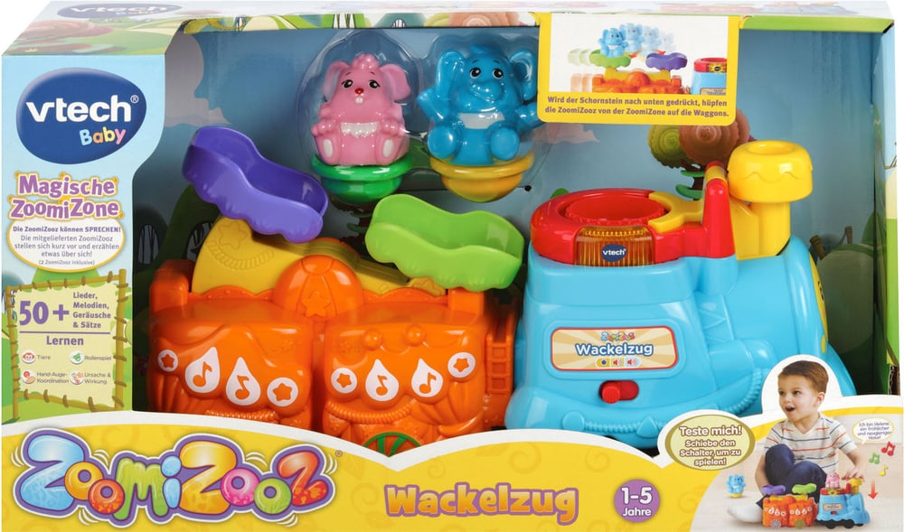 Wackelzug Zoomizoos (DE) Set di giocattoli VTech 747343490000 Lingua Tedesco N. figura 1