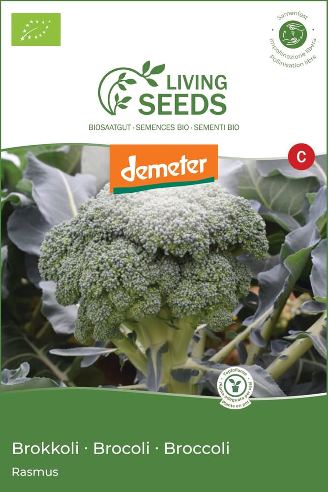 Broccoli Semi di ortaggi Living Seeds 650272600000 N. figura 1