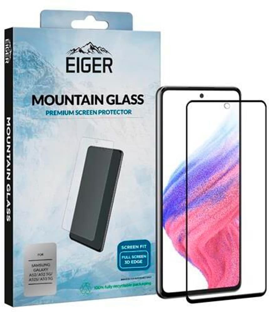 DISP-F SAA52 3-D GLAS Protection d’écran pour smartphone Eiger 785300178152 Photo no. 1