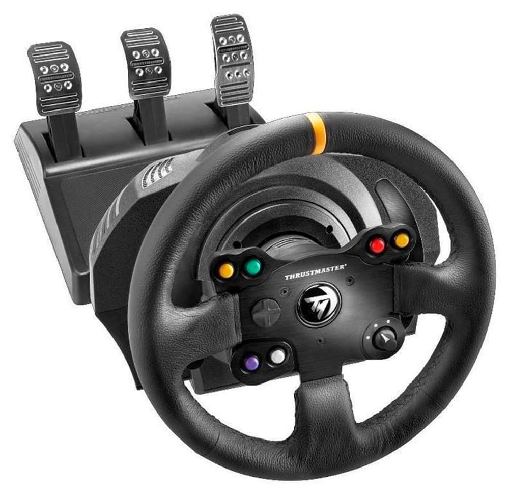 TX Racing Wheel Leather cuoio Volante da gaming Thrustmaster 785300126942 N. figura 1
