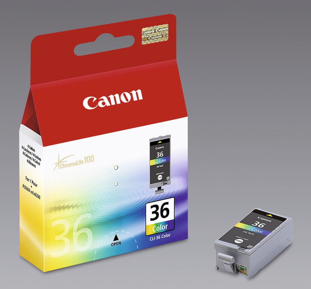 CLI-36 PIXMA color Tintenpatrone Canon 797523900000 Bild Nr. 1
