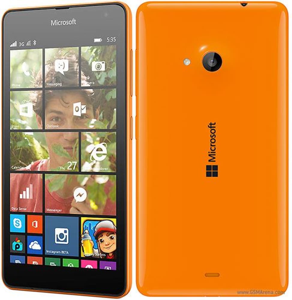 Microsoft Lumia 535 DS 8GB Orange Microsoft 95110032790215 Bild Nr. 1