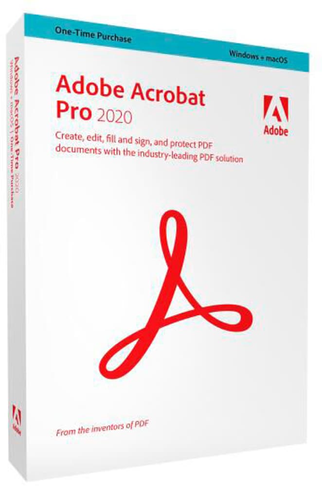 Acrobat Pro 2020 Boîte, WIN/MAC (D) Logiciel d'édition (boîte) Adobe 785300157397 Photo no. 1