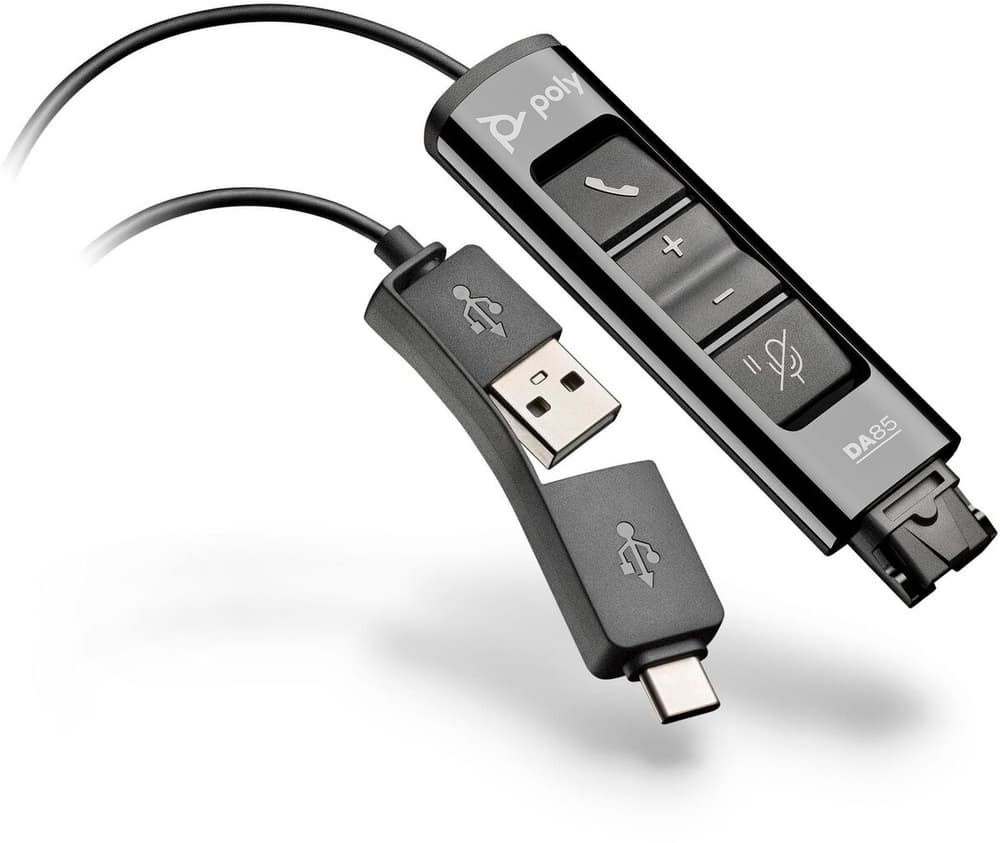 DA85 USB-A / USB-C - QD Adattatore telefono/headset Poly 785302401596 N. figura 1