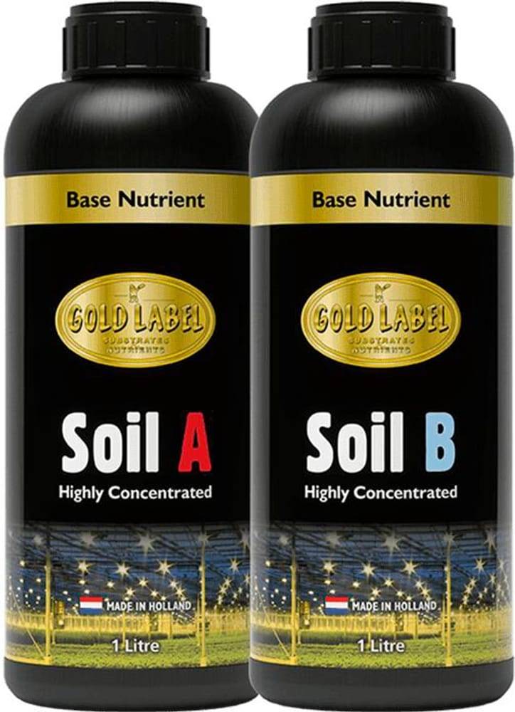 Soil A&B 2x1 Liter Flüssigdünger Gold Label 669700104421 Bild Nr. 1