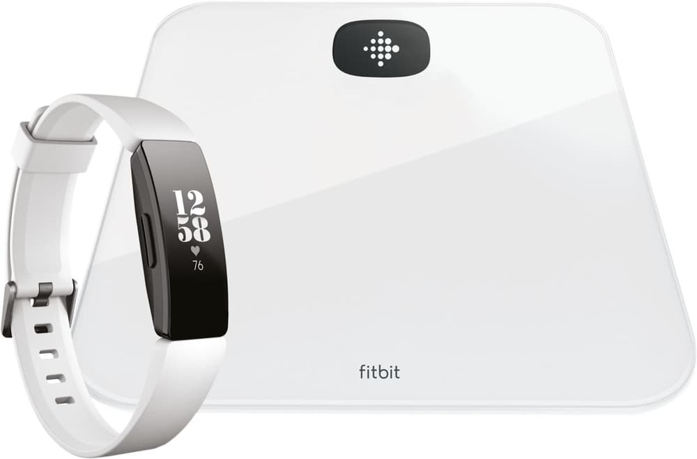 Aria Air & Inspire HR Bundle Bianco Bilance pesapersone Fitbit 79872170000019 No. figura 1