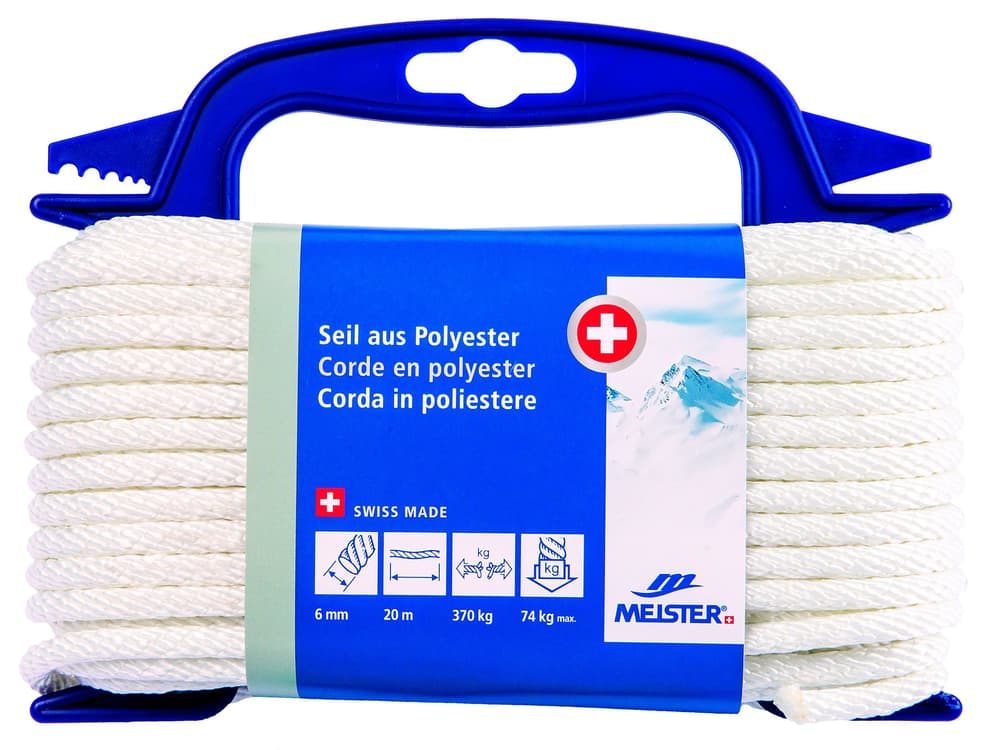 Corde en polyester Corde en polyester Meister 604728800000 Taille 6 mm x 20 m Photo no. 1