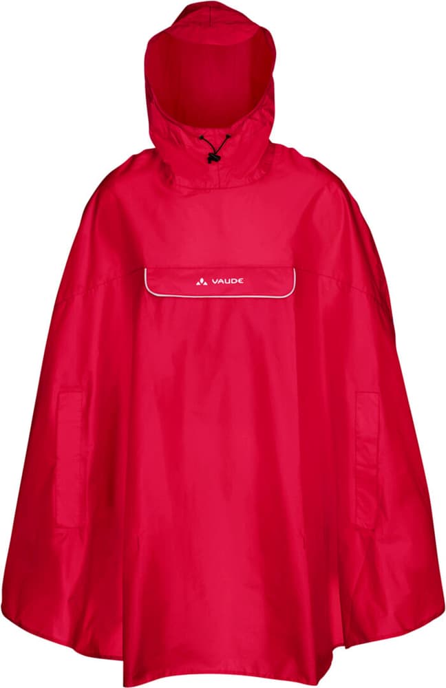 Valdipino Poncho Poncho da pioggia Vaude 470770600630 Taglie XL Colore rosso N. figura 1