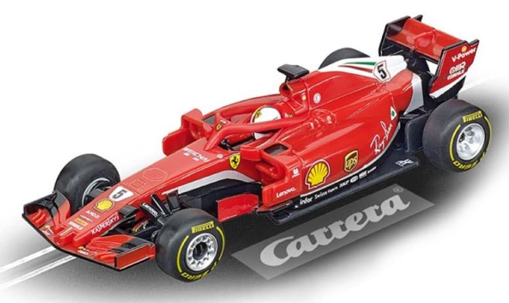 Rennauto GO F1 Ferrari SF71H,Vettel No.5 Carrera 9000043417 Bild Nr. 1