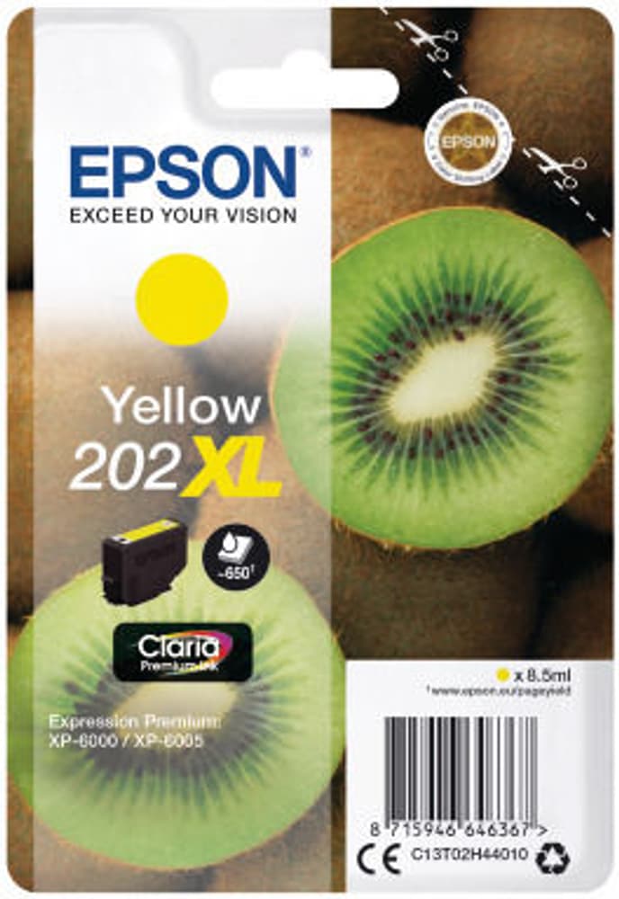 202XL giallo Cartuccia d'inchiostro Epson 798549600000 N. figura 1