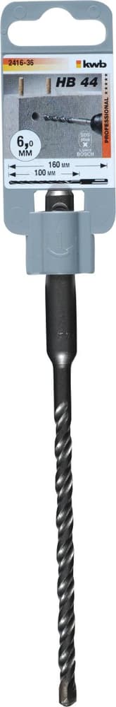 HB 44 SDS plus Punte per martello, 160/100 mm, ø 6 mm Punte in calcestruzzo & punte in muratura kwb 616330800000 N. figura 1