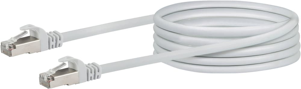 Cable de réseau S/FTP Cat. 6 2.5m blanc Câble de réseau Schwaiger 613187600000 Photo no. 1