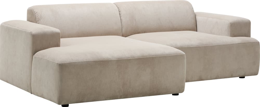 RACHIDA Ecksofa 405884650113 Grösse B: 240.0 cm x T: 144.0 cm x H: 75.0 cm Farbe Sand Bild Nr. 1