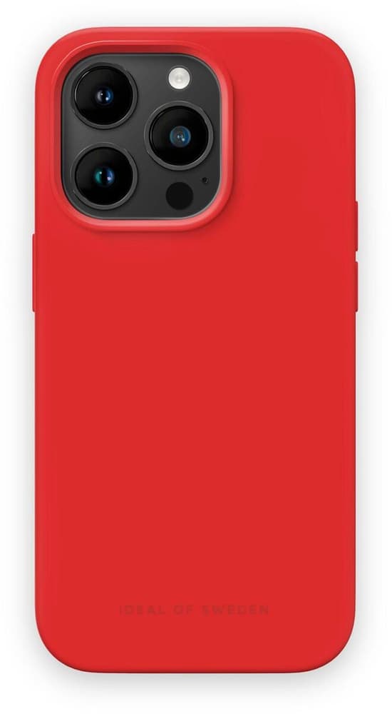 Coque arrière Silicone iPhone 14 Pro Red Coque smartphone iDeal of Sweden 785302436092 Photo no. 1