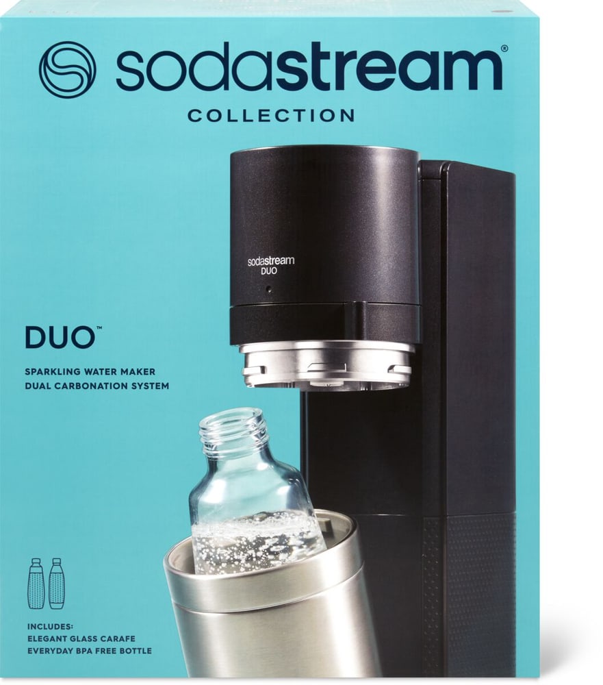 Sodastream Duo Wassersprudler Schwarz  - HIT Soda Stream 70810100000021 Bild Nr. 1