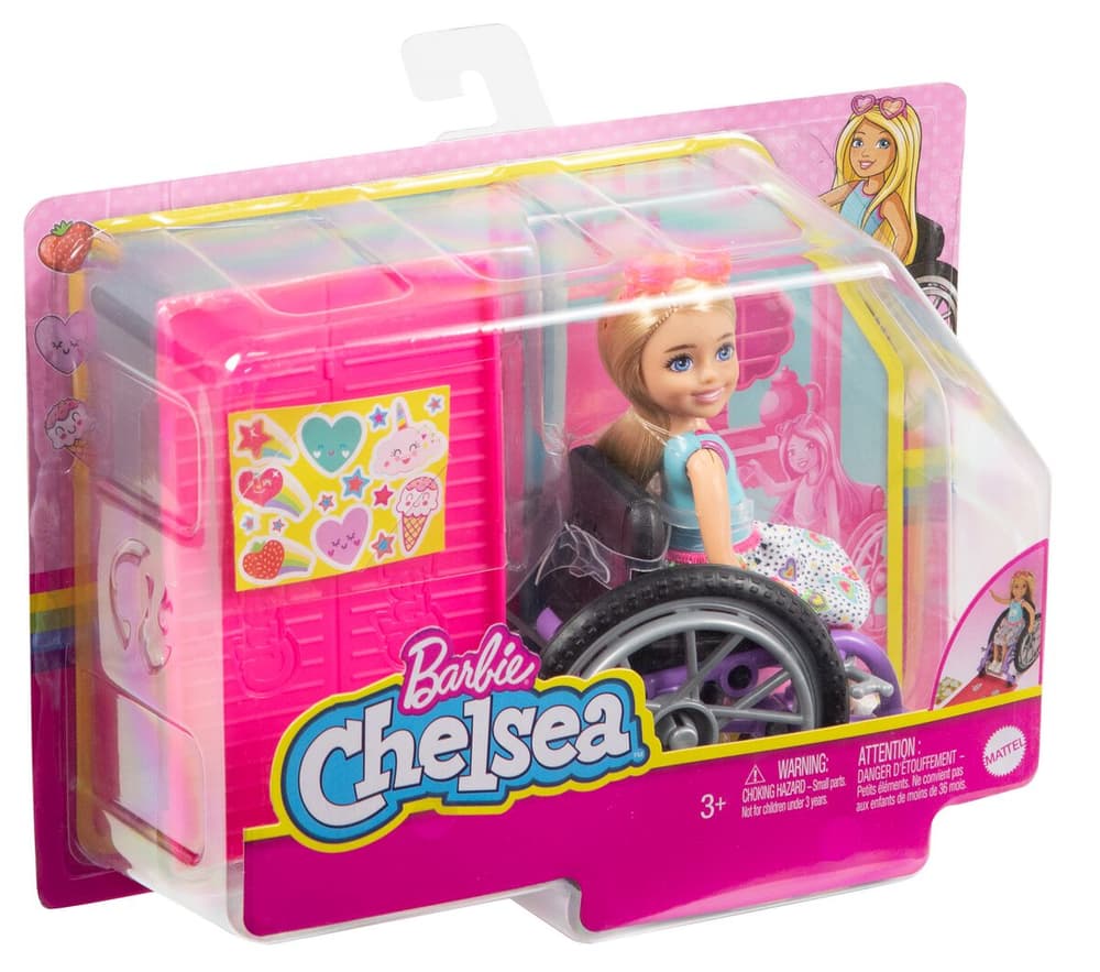 Barbie HGP29 Chelsea im Rollstuhl Puppenset Barbie 741927200000 Bild Nr. 1