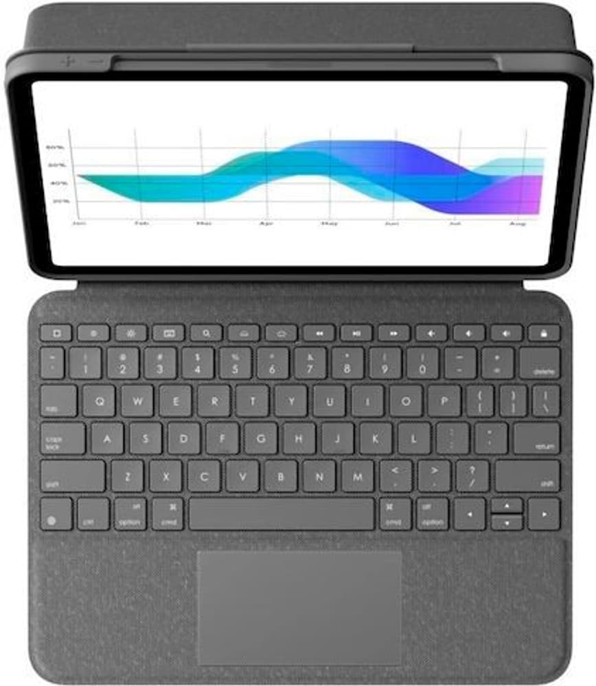 Folio Touch iPad Air (4. & 5. Gen) Tablet Tastatur Logitech 785302423120 Bild Nr. 1