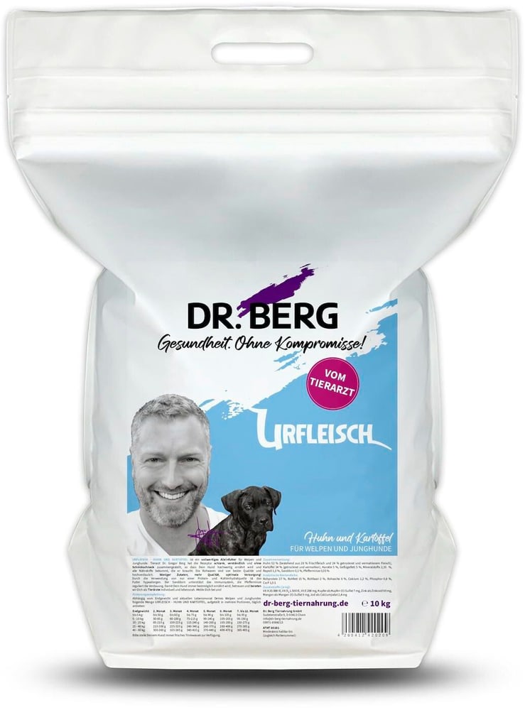 Trockenfutter Urfleisch Puppy&A Trockenfutter Dr. Berg 785300192753 Bild Nr. 1