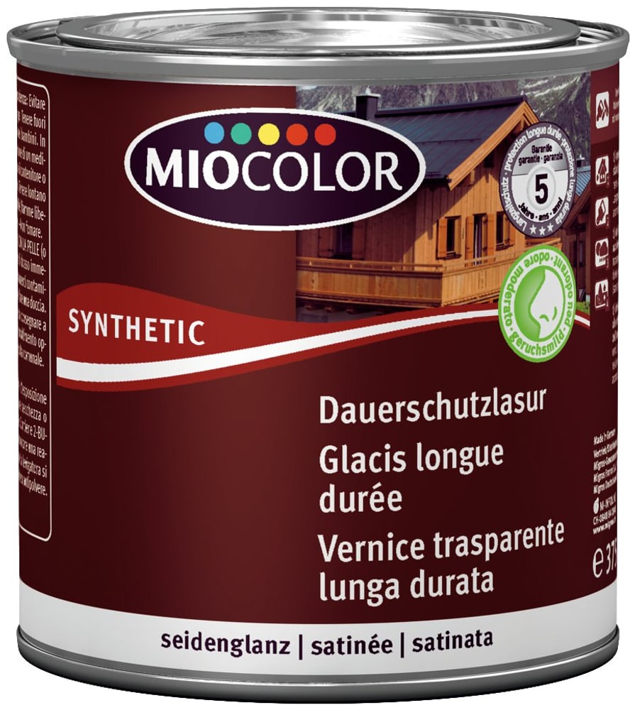 Miocolor Glacis longue durée Teck 375 ml Glacis longue durée Glacis longue durée Teck 375 ml Glacis longue durée Miocolor 676774200000 Couleur Teck Contenu 375.0 ml Photo no. 1