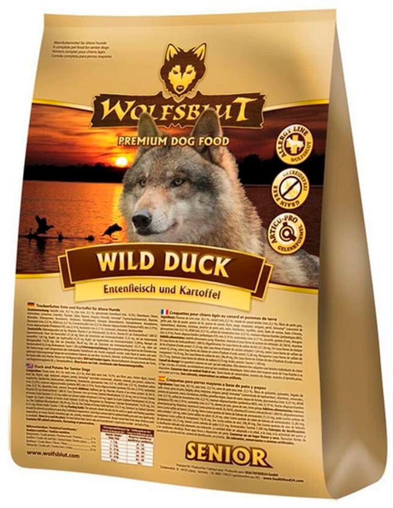 Dog Wild Duck Senior Aliments secs Wolfsblut 785300193864 Photo no. 1