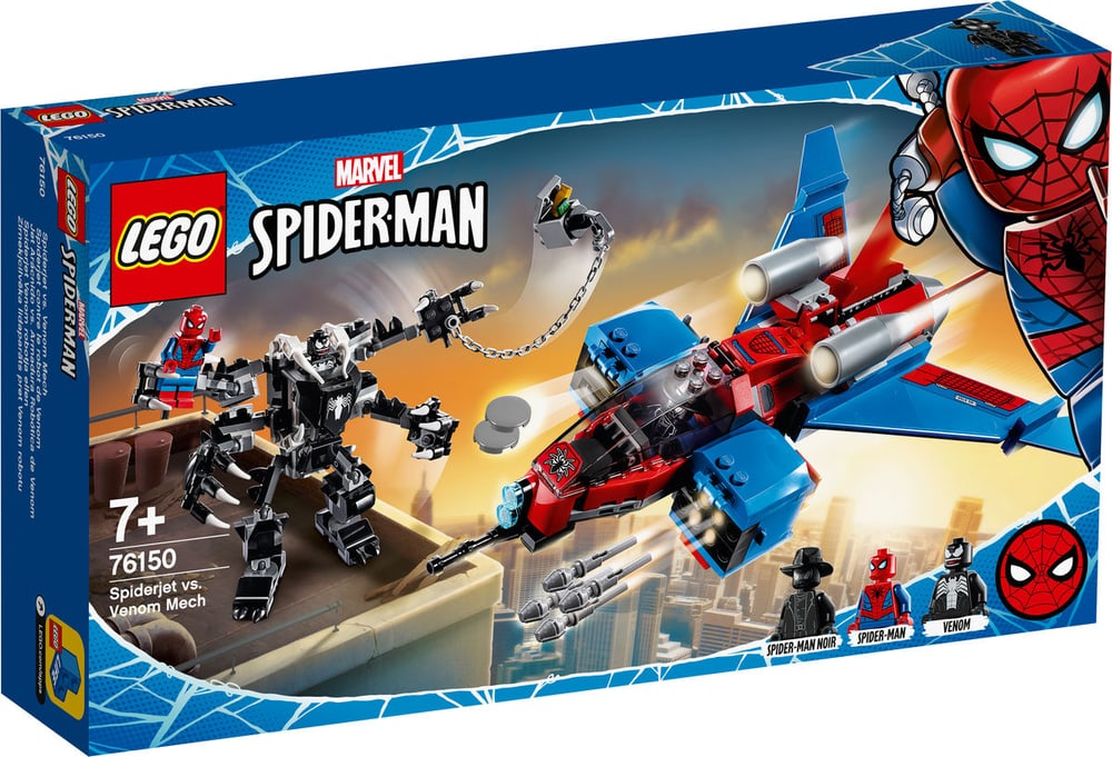 Marvel 76150 Spiderjet vs. Venom Mech LEGO® 74873970000019 No. figura 1