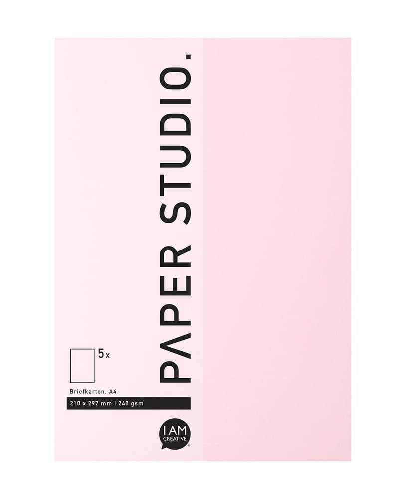 Carton De Lettre A4,5P.Rosé Cartes 666541300030 Couleur Rose Dimensions L: 21.6 cm x P: 0.2 cm x H: 29.9 cm Photo no. 1