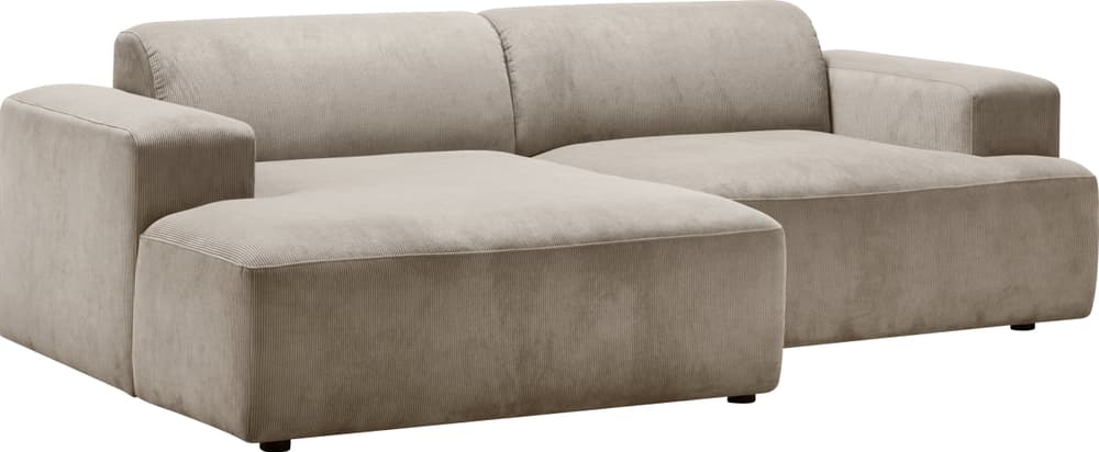 RACHIDA Ecksofa 405884650188 Grösse B: 240.0 cm x T: 144.0 cm x H: 75.0 cm Farbe Taupe Bild Nr. 1