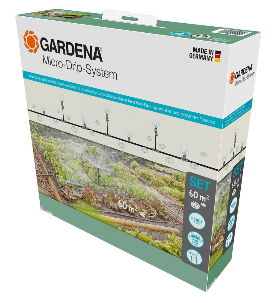 Irrigazione a goccia Micro-Drip-System Gardena 630618200000 N. figura 1