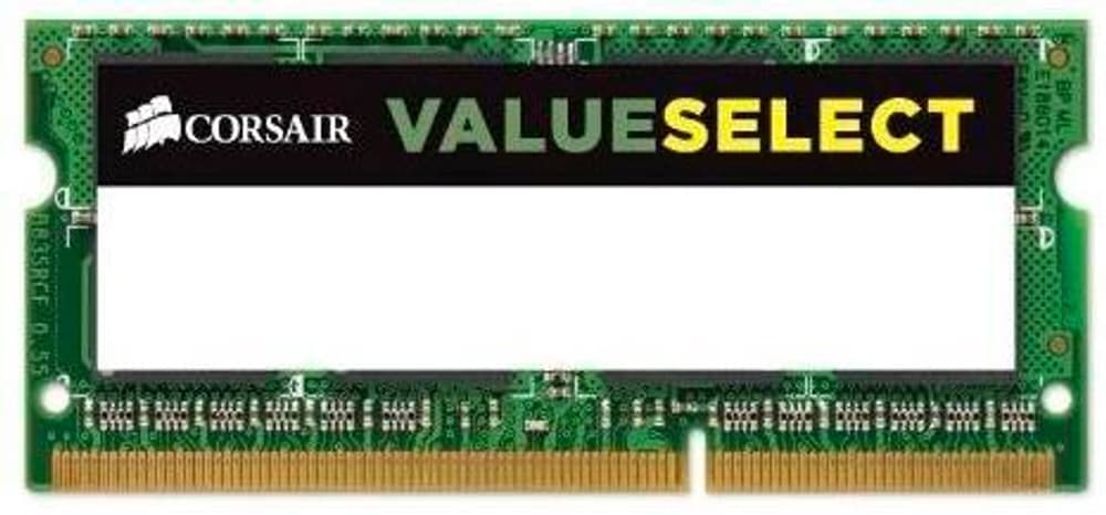 SO-DDR3L-RAM ValueSelect 1600 MHz 1x 4 GB Mémoire vive Corsair 785300187332 Photo no. 1
