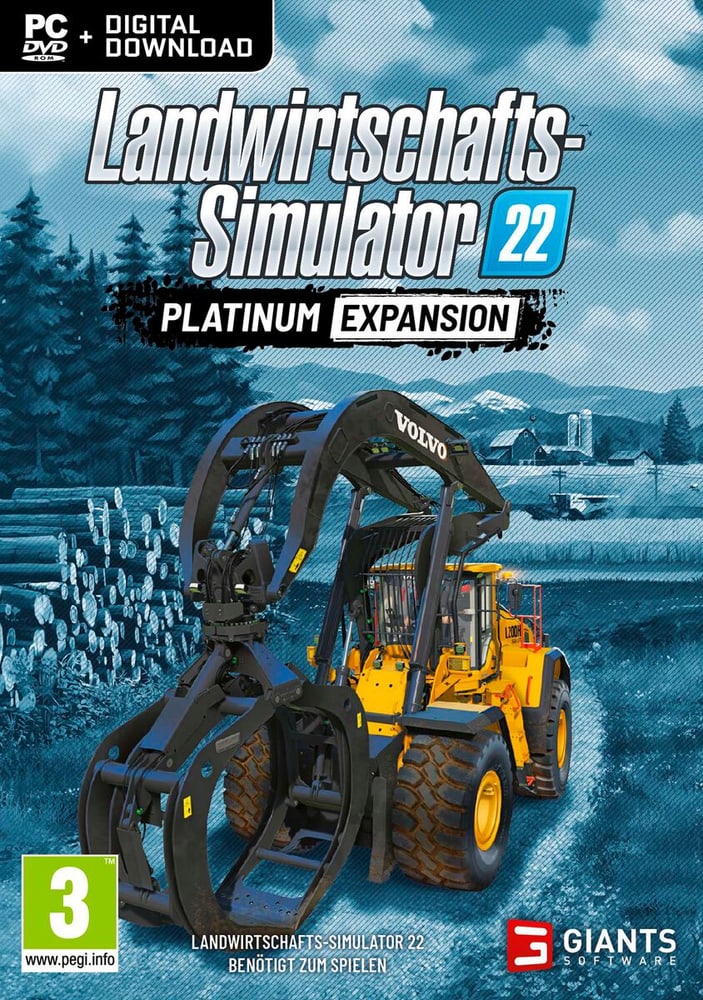 PC - Landwirtschafts-Simulator 22 - Platinum Expansion Add-On (D) Jeu vidéo (boîte) 785300170280 Photo no. 1